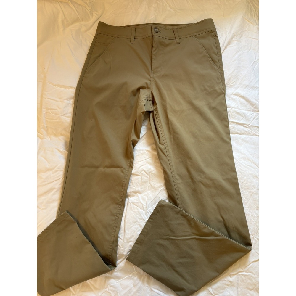 Weatherproof Vintage Pants Mens 32x32 Beige Chino Stretch Casual Outdoor Nylon